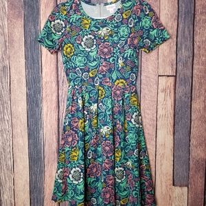 LuLaRoe Amelia Floral Short Sleeve Dress